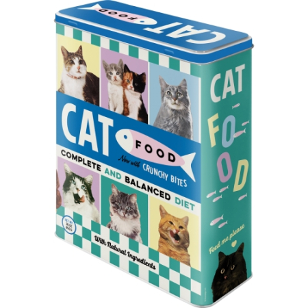 Cutie metalica XL Cat Food Fish - Hrana pentru pisici [1]