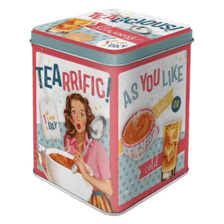 CUTII DEPOZITARE - Cutie pentru ceai Tealicious & Tearrific - Ceai Delicios