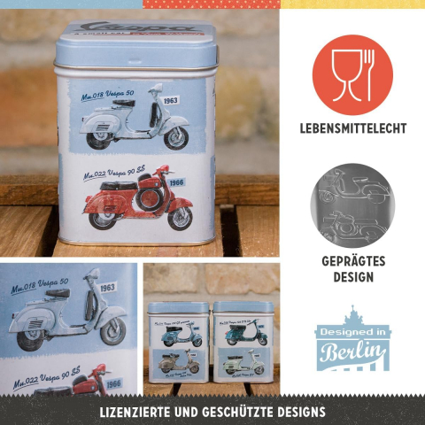 Cutie pentru ceai Vespa - Model Chart - Diagrama cu modele [3]