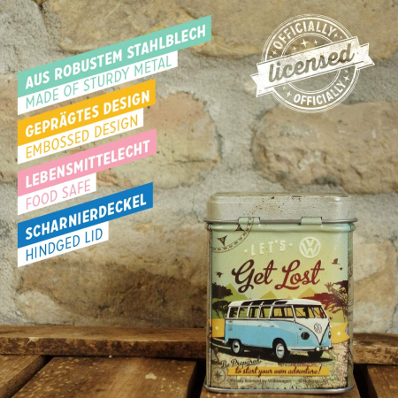 Cutie pentru ceai Volkswagen Bulli - Let's Get Lost - Hai sa ratacim [2]