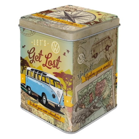 Cutie pentru ceai Volkswagen Bulli - Let's Get Lost - Hai sa ratacim