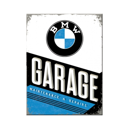 MAGNETI - Magnet 6x8 cm BMW - Garage - Garaj