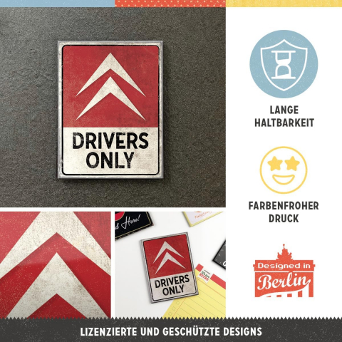 Magnet 6x8 cm Citroen Drivers Only - Doar pentru soferi de Citroen [1]