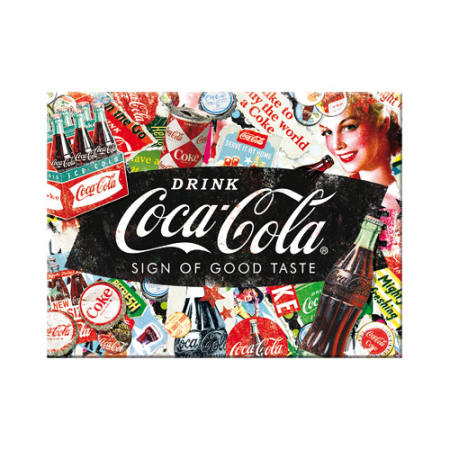 MAGNETI - Magnet 6x8 cm Coca-Cola - Collage -Colaj