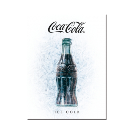 MAGNETI - Magnet 6x8 cm Coca-Cola - Ice White - Rece ca Gheata - Alb