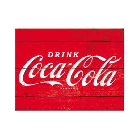 MAGNETI - Magnet 6x8 cm Coca-Cola Logo red - Sigla Rosie