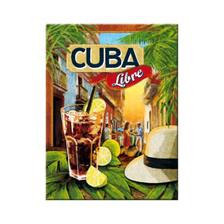 MAGNETI - Magnet 6x8 cm Cuba Libre