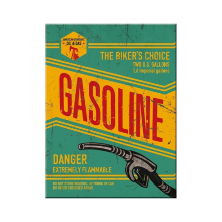 MAGNETI - Magnet 6x8 cm Gasoline - Benzina