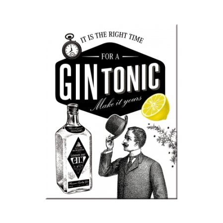 MAGNETI - Magnet 6x8 cm Gin tonic