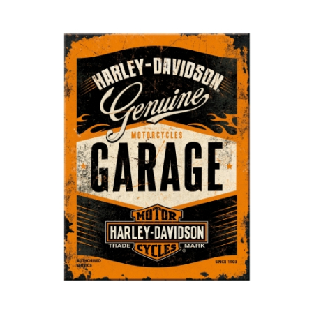 MAGNETI - Magnet 6x8 cm Harley-Davidson Garage - Garaj