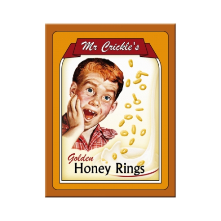 MAGNETI - Magnet 6x8 cm Honey Rings - Inele de Miere