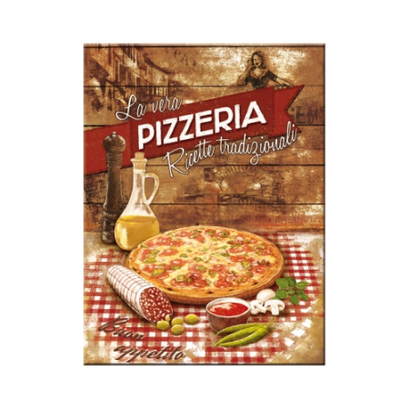 MAGNETI - Magnet 6x8 cm La Vera Pizzeria - Adevarata Pizzerie