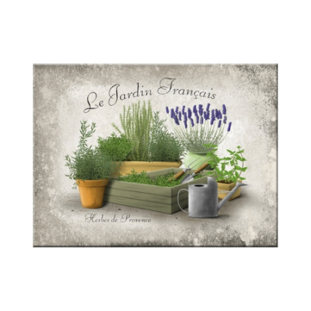 MAGNETI - 	Magnet 6x8 cm Le Jardin Francais