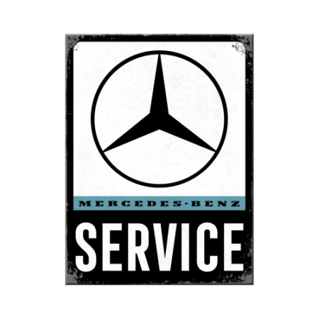 MAGNETI - Magnet 6x8 cm Mercedes-Benz Service