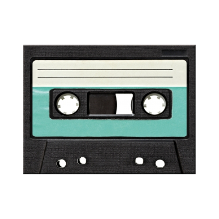 MAGNETI - Magnet 6x8 cm Retro - Cassette Tape - Caseta