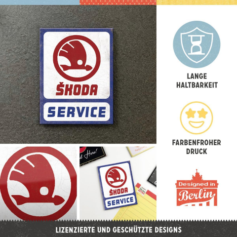 Magnet 6x8 cm Skoda Service [2]