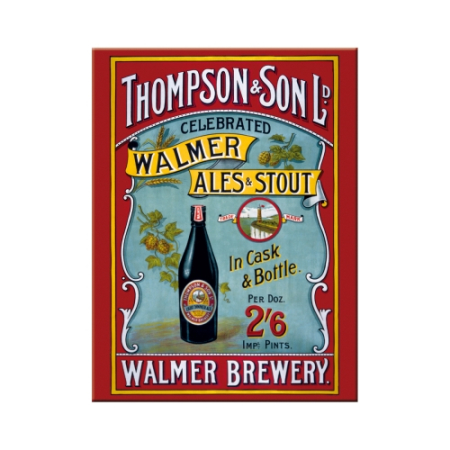 MAGNETI - Magnet 6x8 cm Thompson & Son Brewery - Beraria Thompson si Fiul