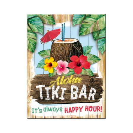 MAGNETI - Magnet 6x8 cm Tiki Bar