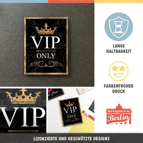 Magnet 6x8 cm VIP Only - VIP Exclusiv [2]