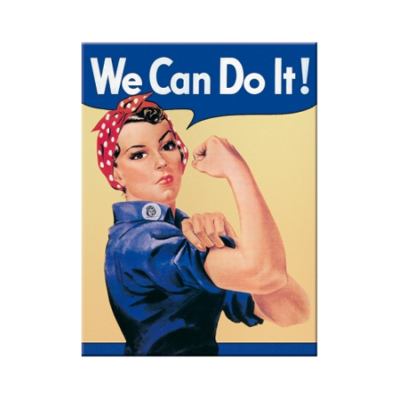 MAGNETI - Magnet 6x8 cm We can do it! - Putem sa o facem!