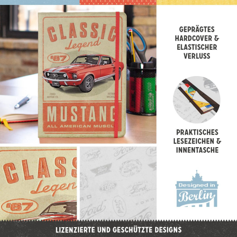 Notebook Ford Mustang - Classic Legend - Legenda Clasica [4]