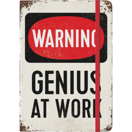 Agenda A5 - Notebook Genius At Work - Geniu la Munca