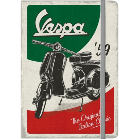 Agenda A5 - Notebook - Vespa - The Italian Classic - Clasicul Italienesc