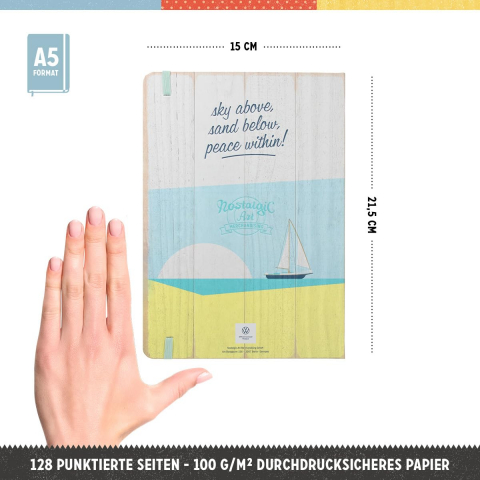 Notebook VW Bulli Beach - Plaja [3]