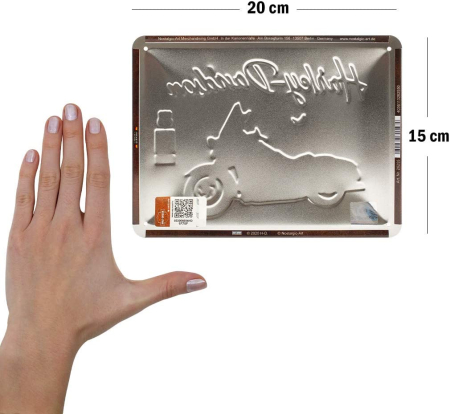 Placa 15x20 Harley-Davidson - Route 66 Road King Clasic [1]