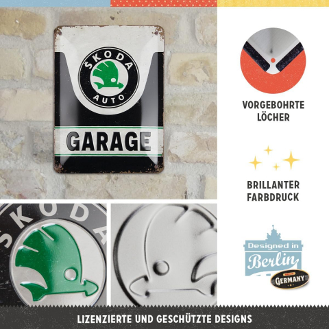 Placa 15x20 Skoda - Garaj [2]