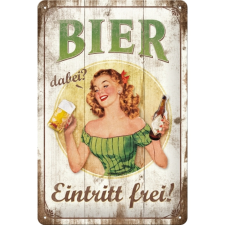 PLACI - Placa 20x30 Bier dabei - Eintritt frei - Berea este gratuita