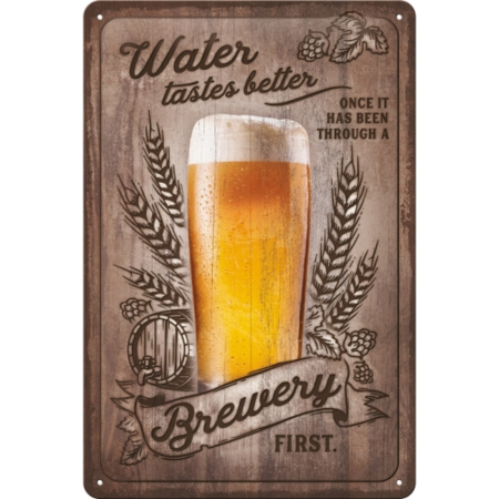 PLACI - Placa 20x30 "Water Tastes Better ... - Special Edition"