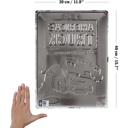 Placa 30x40 23320 Ford F-100 America's Truck - Camioneta Americii [2]