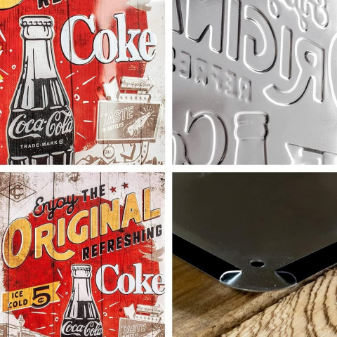 Placa 30x40 Coca-Cola - Original Coke Highway 66 - Soseaua 66 - Cola Autentica [1]