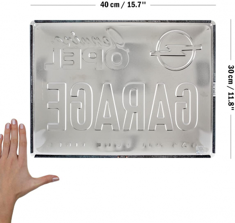Placa 30x40 Opel - Garaj [1]