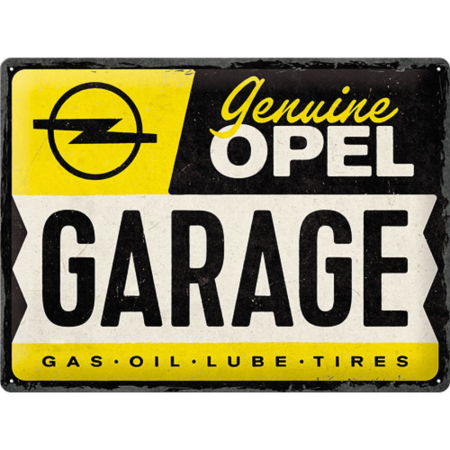 PLACI - Placa 30x40 Opel - Garaj