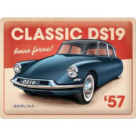 PLACI - Placa decor 30x40 Citroen DS Classic DS19 Berline