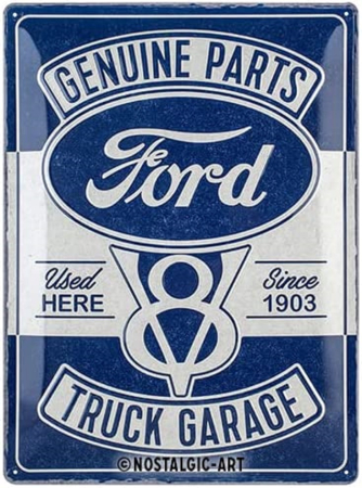 PLACI - Placa decor 30x40 Ford V8 Truck Garage - Garaj de Camioane