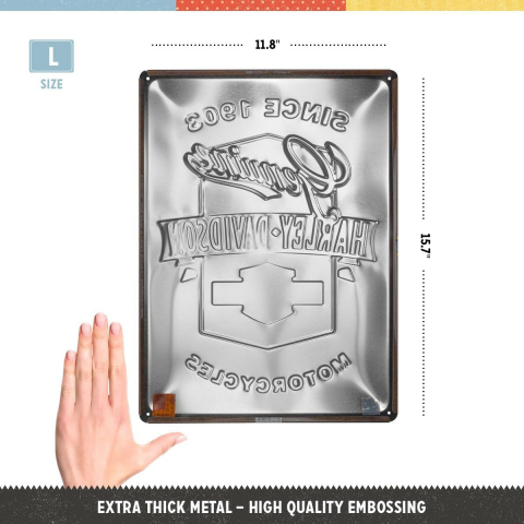 Placa decor 30x40 Harley Davidson Motociclete Autentice [1]