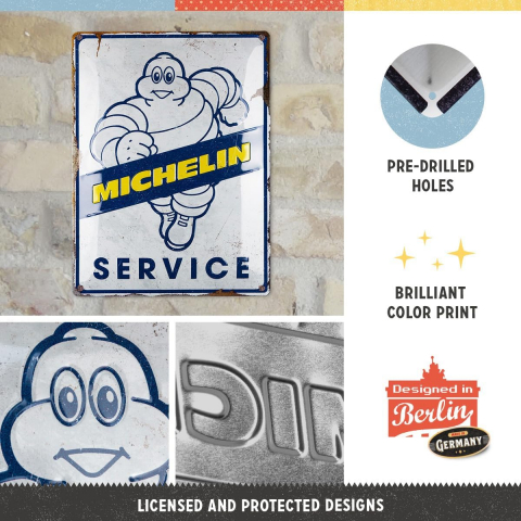 Placa decor 30x40 Michelin Service [2]
