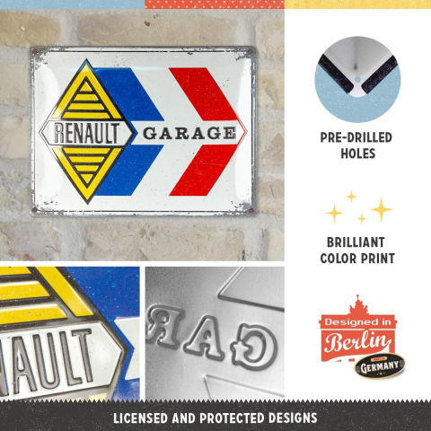 Placa decor 30x40 Renault Garage [2]