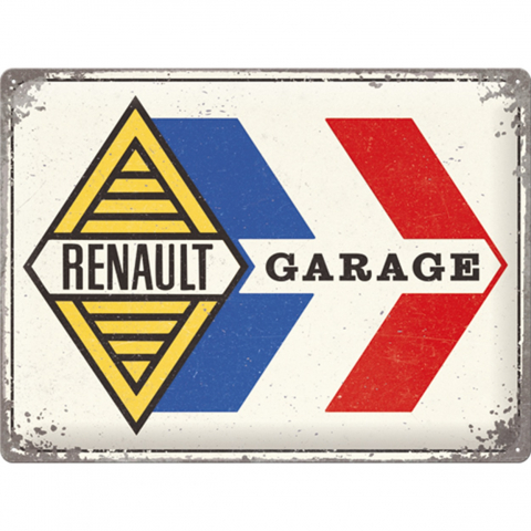 PLACI - Placa decor 30x40 Renault Garage