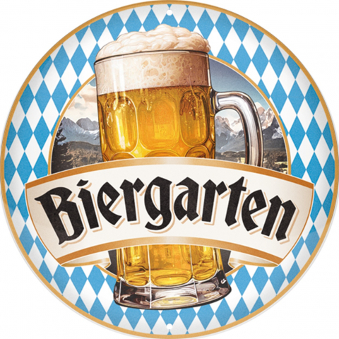PLACI - Placa decor 35cm Biergarten