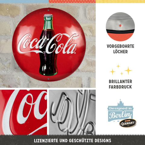 Placa decor 35cm Coca-Cola [2]