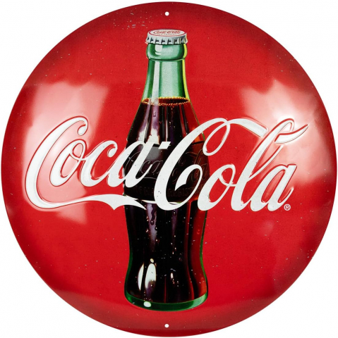 PLACI - Placa decor 35cm Coca-Cola
