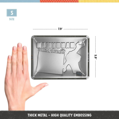 Placa decor metalica 15x20 Handyman Hourly Rate - Mesterul si tariful orar [1]