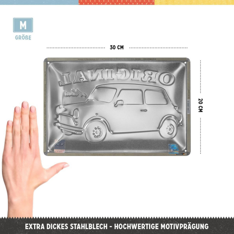 Placa decor metalica 20x30 Mini The British Classic - Clasic Britanic [2]
