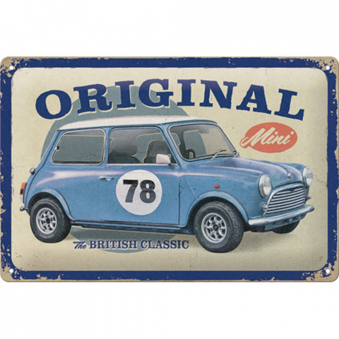 PLACI - Placa decor metalica 20x30 Mini The British Classic - Clasic Britanic
