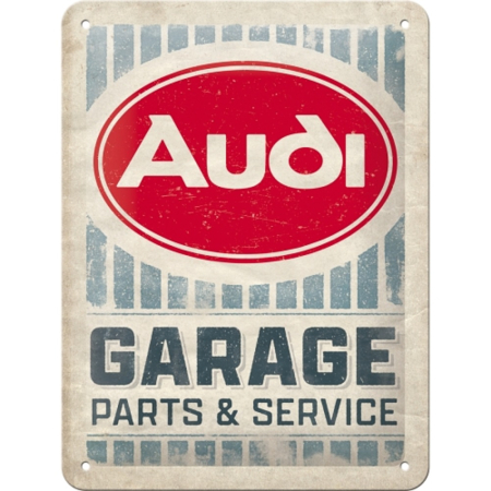 PLACI - Placa metalica 15X20 Audi - Garaj