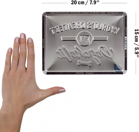 Placa metalica 15x20 Dogaholic - Dependent de catei [1]